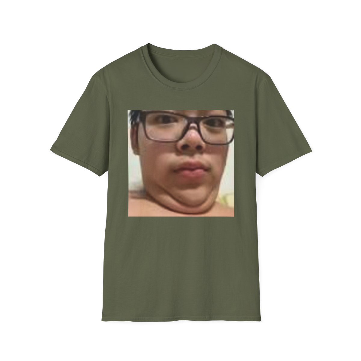 Close-Up Face Meme T-Shirt | Funny Viral Selfie Shirt | AsianJeff - alternate angle 4, merchandise