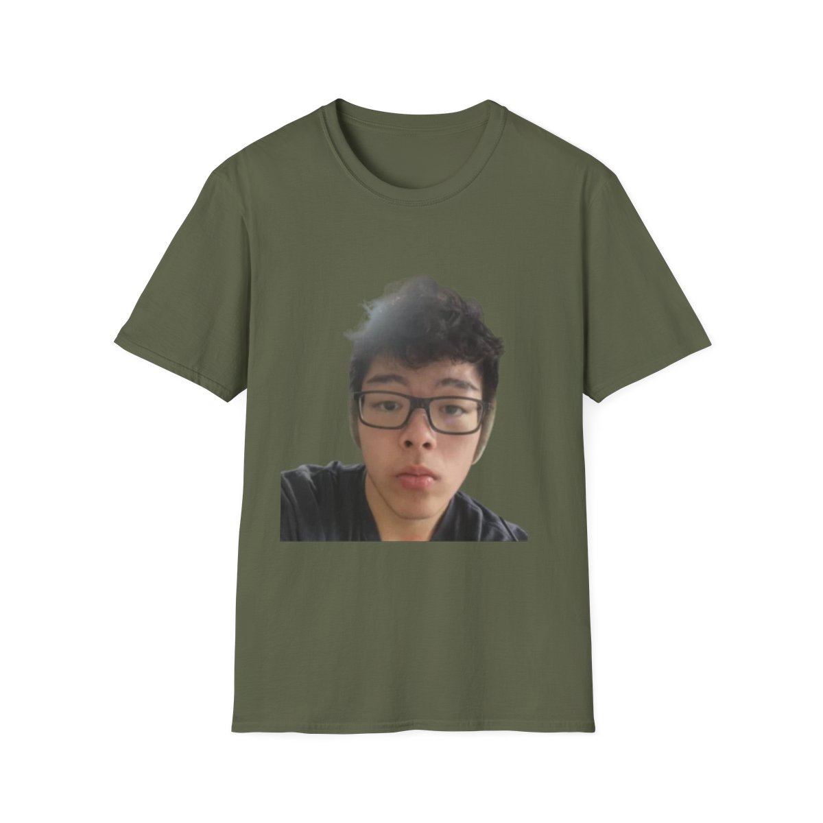 Selfie Face Photo T-Shirt | Custom Photo Tee, Printed Portrait Shirt | AsianJeff - alternate angle 5, merchandise