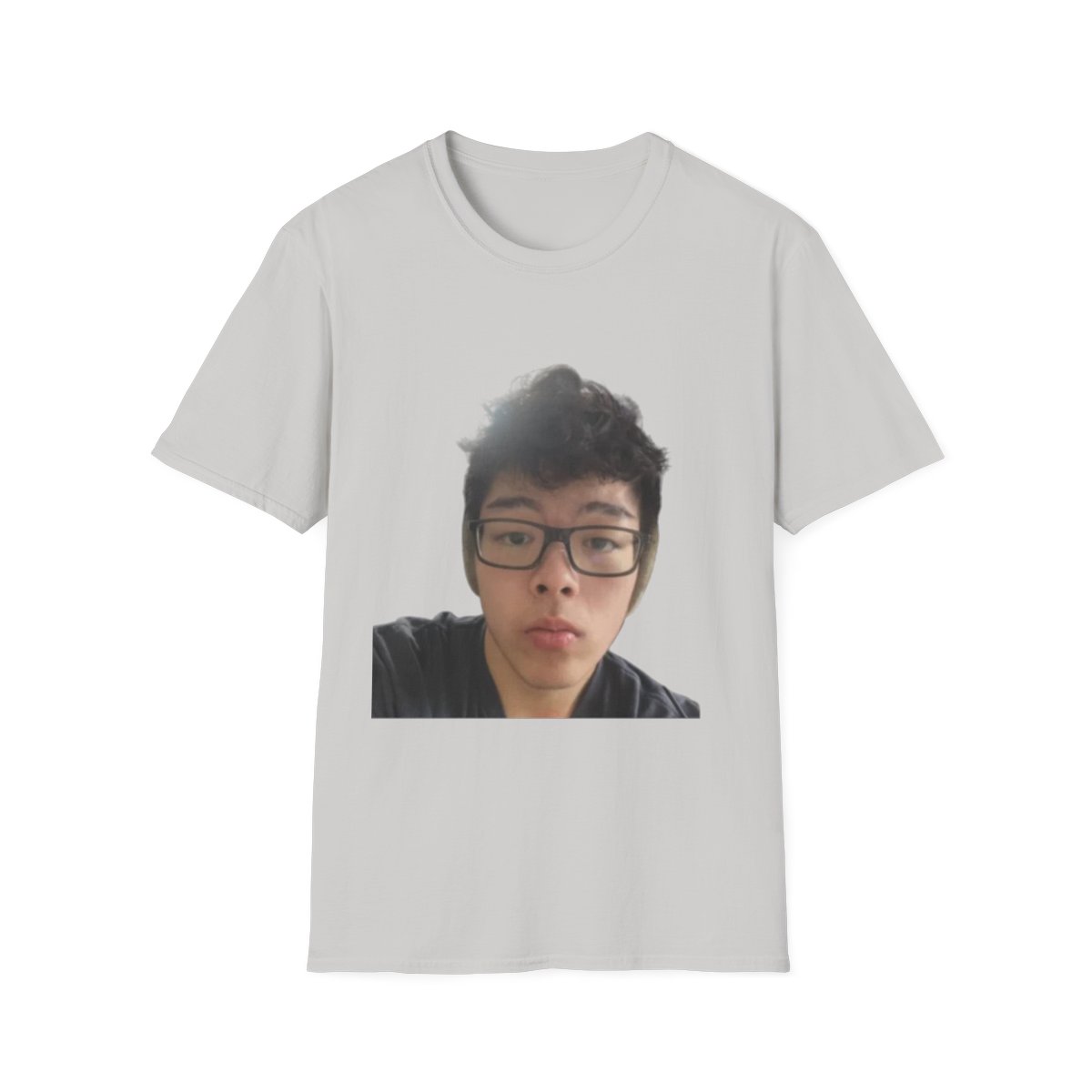 Selfie Face Photo T-Shirt | Custom Photo Tee, Printed Portrait Shirt | AsianJeff - alternate angle 4, merchandise