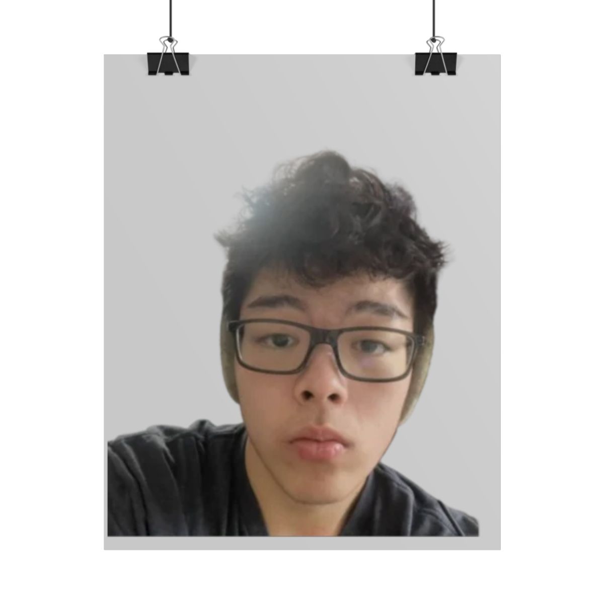 Portrait Photo Rolled Poster | Custom Face Poster, Glossy Photo Print | AsianJeff