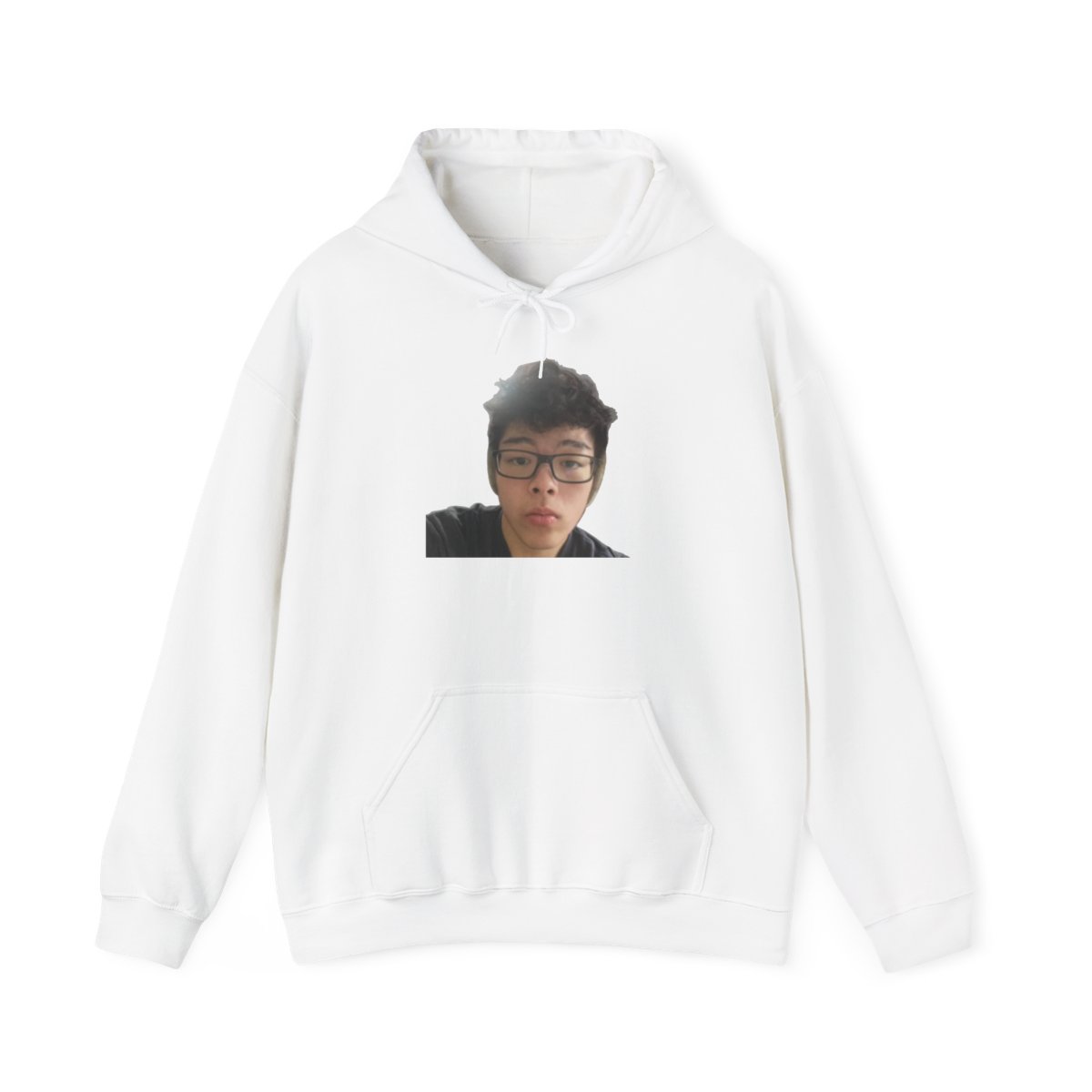 Headshot Photo Hoodie | Custom Face Portrait Sweatshirt | AsianJeff