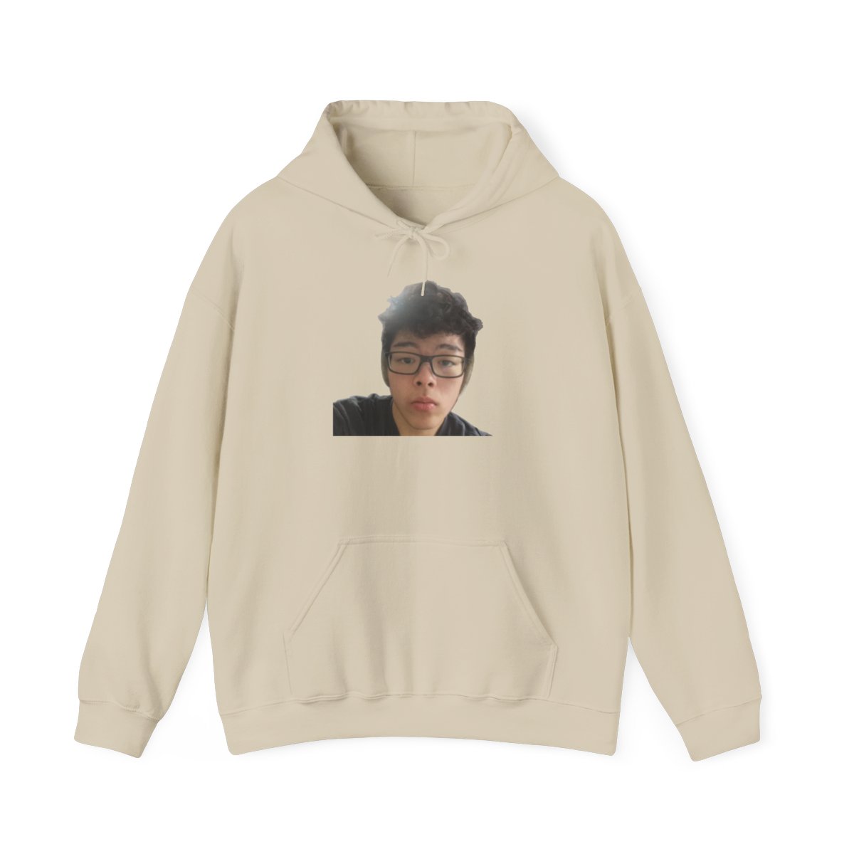 Headshot Photo Hoodie | Custom Face Portrait Sweatshirt | AsianJeff - alternate angle 3, merchandise