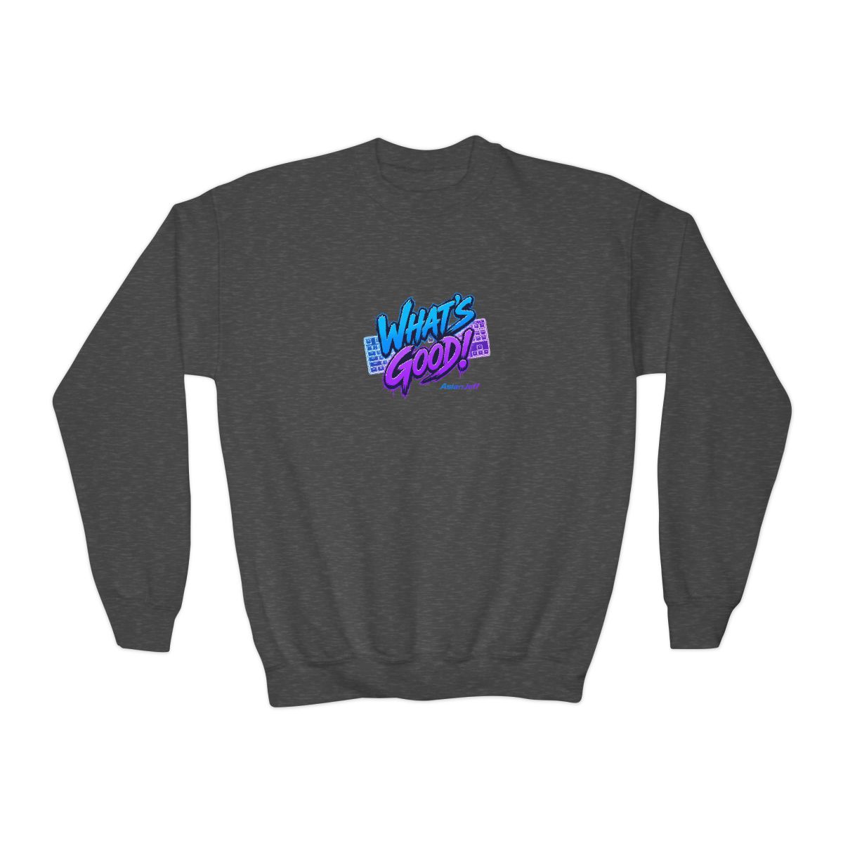 AsianJeff "Good!" Crewneck - alternate angle 2, merchandise